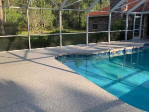 Clermont, FL Pool Deck After Resurfacing