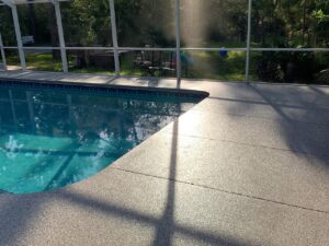 Clermont, FL Pool Deck After Resurfacing