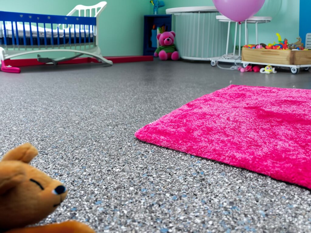 Designing a Kid-Friendly Playroom with Polyurea Concrete Coating